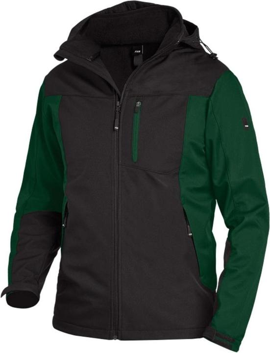 Immagine prodotto FHB Giacca softshell da uomo JANNIK verde, nero taglia XS (XS)