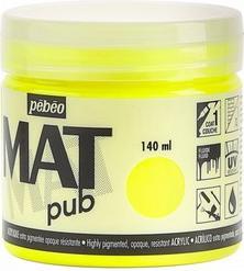 Produktbild Pebeo Acrylic Mat Pub (Fluoreszierend Gelb, 140 ml)