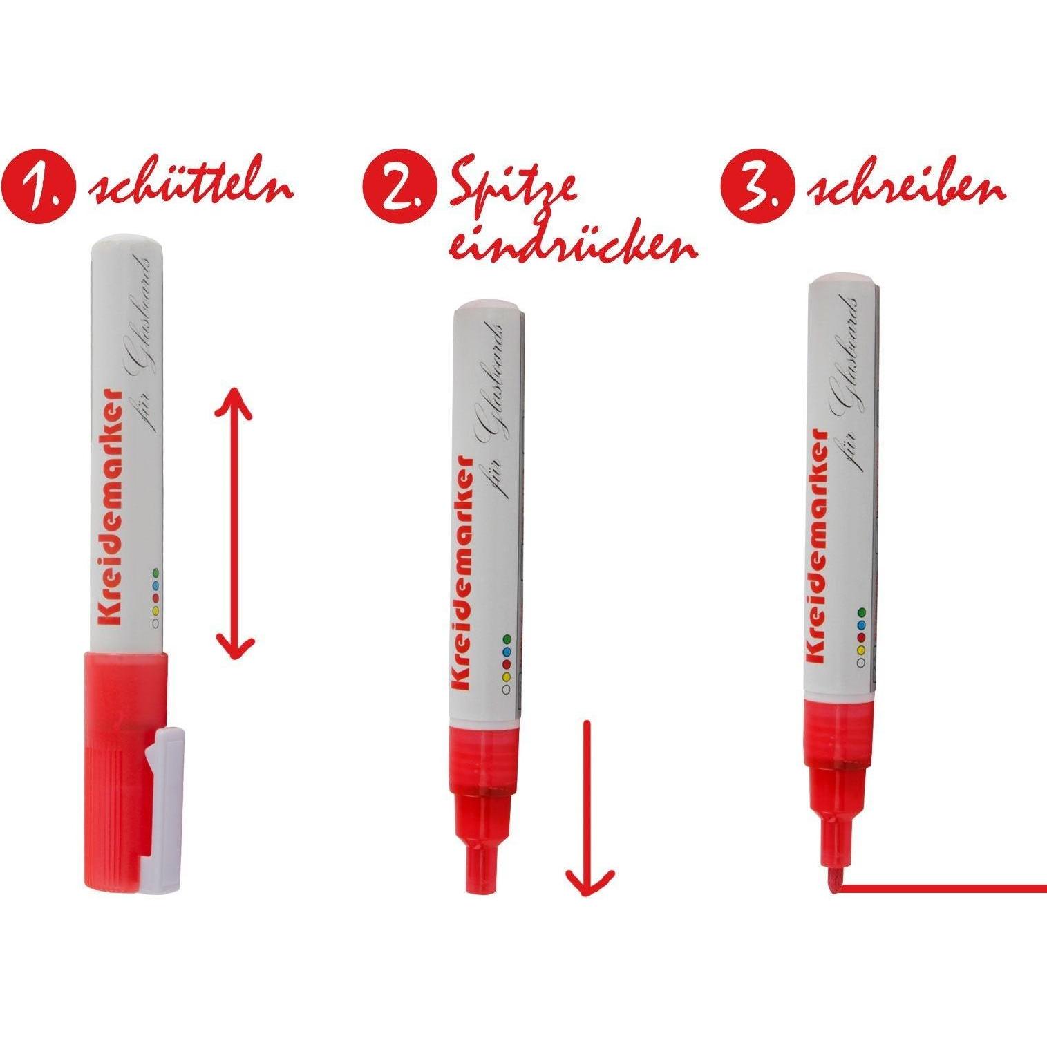 Thumbnail - Office Marshal, Marker, Kreidemarker (Gemischt, 5 x)