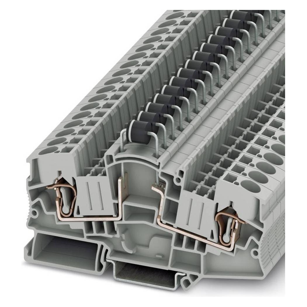 Phoenix Contact Grigio Phoe Morsettiera Per Componenti, Cavo + Spina Elettrica,
