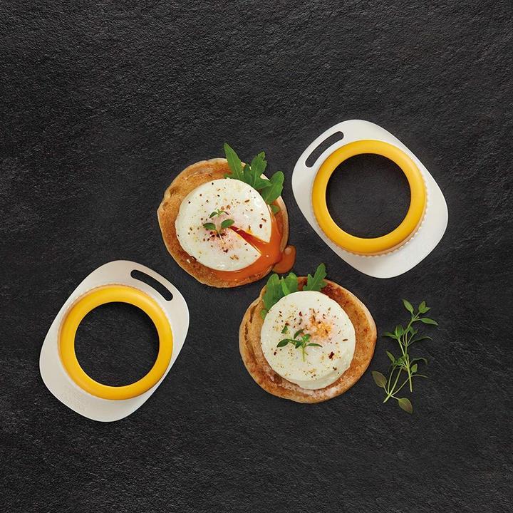 Produktbild Joseph Joseph Poach-Pro Eier-Pochierer, 2er Set, gelb, 10.8x8.4x3.5cm (2x)