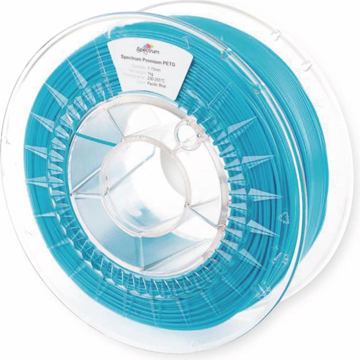 Produktbild Filament / PETG / PACIFIC BLUE / 1,75 mm / 1 kg (PETG, 1.75 mm, 1000 g, Blau)
