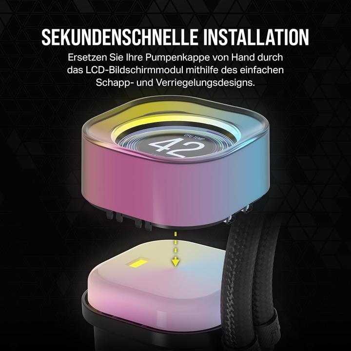 Productafbeelding Corsair iCUE LINK LCD-module, zwart