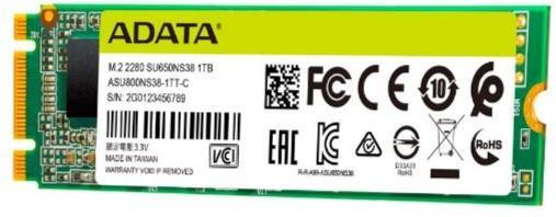 Productafbeelding Adata Ultieme SU650 (512 GB, M.2 2280)