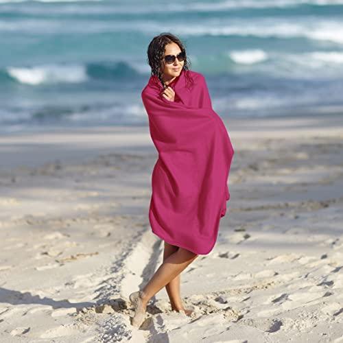 Produktbild Alopini Mikrofaser-Handtücher-Set (120x60 + 60x30cm) - Schnell trocknendes und kompaktes Badetuch (120 x 60 cm)