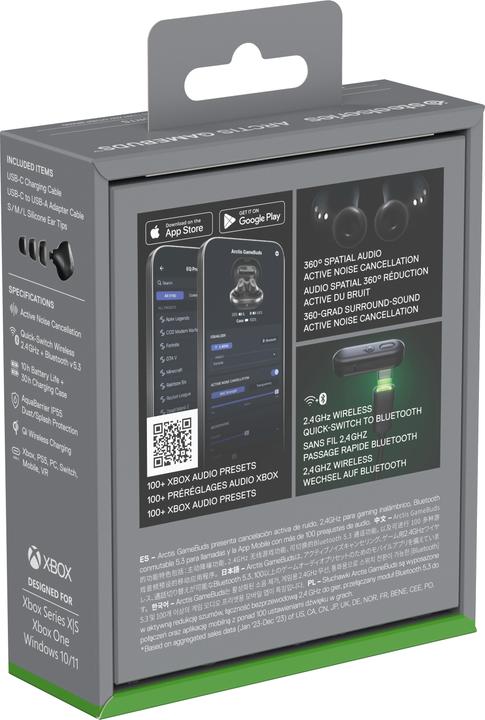 Immagine prodotto SteelSeries Arctis GameBuds for Xbox (Senza fili)