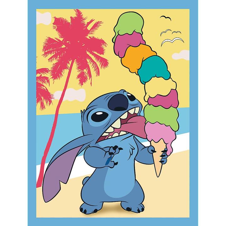 Actual product image Trefl 2 in 1 Puzzles + Memo - Lilo & Stitch (48 pieces)