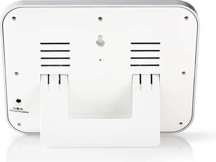 Actual product image Nedis Weather Station - Wireless Sensor - Alarm Clock - Weather Forecast Indoor and Outdoor - Slim and