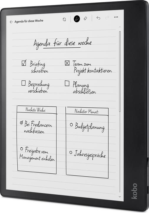 Actual product image Kobo Elipsa 2E incl. pen 2 (10.30", 32 GB, Black)