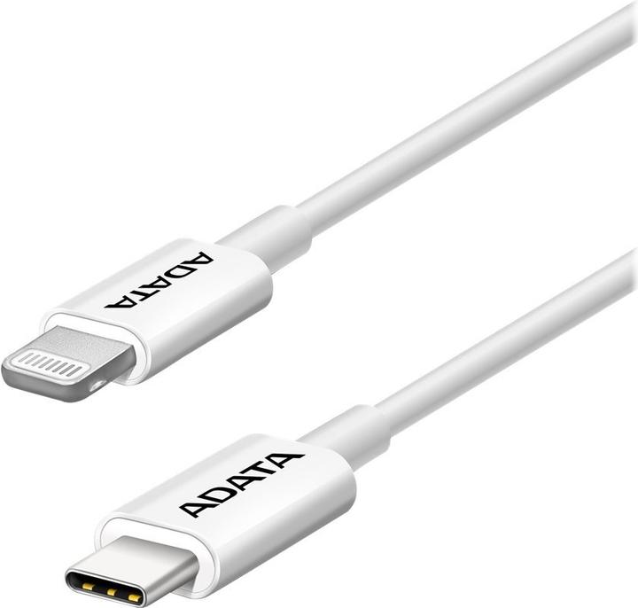 Image du produit Adata Câble Lightning AMFICPL-1M-CBK (1 m, USB 2.0)