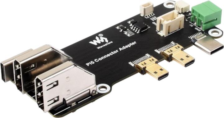 WaveShare Micro HDMI zu HDMI Adapter Board für Raspberry Pi 5