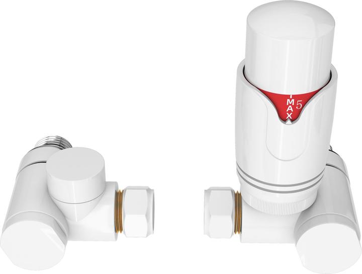 Image du produit Neu.Haus Radiateur sèche-serviettes avec kit de connexion Kviteseid 120x50cm blanc (470 W)