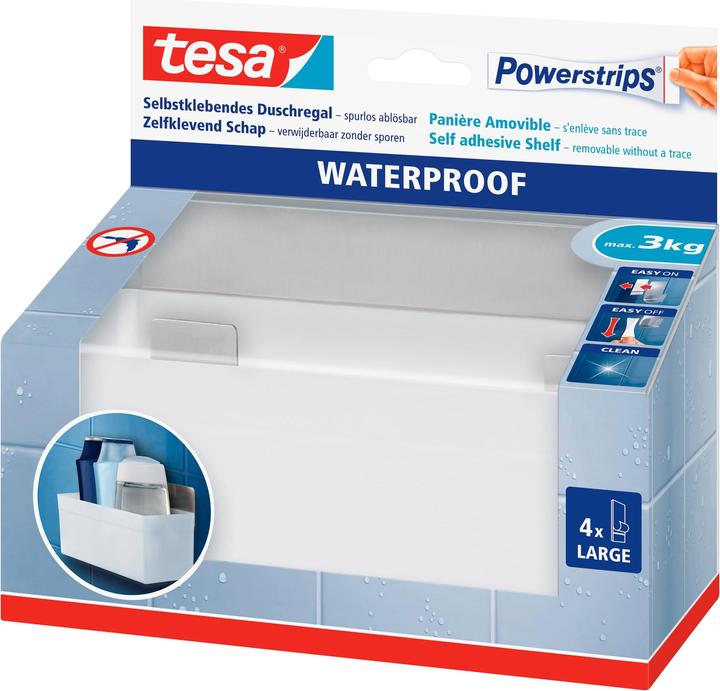 Actual product image tesa Powerstrips WP (18.5 x 11 x 20 cm)