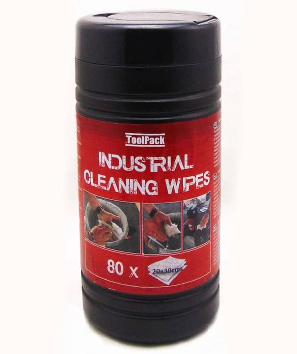 Image du produit Toolpack Serviettes de nettoyage pour les mains et outils (80 pcs)