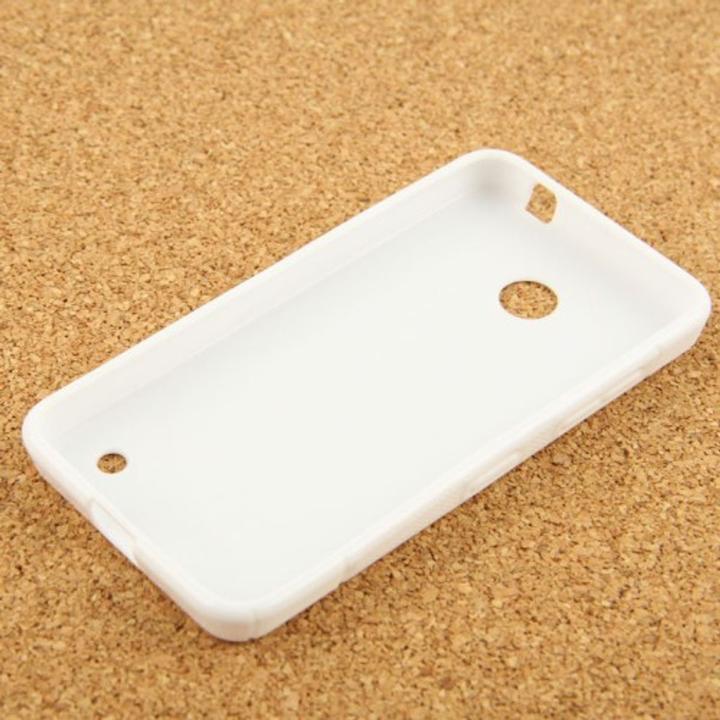Produktbild König Design Schutzhülle TPU Case für Handy Nokia Lumia 630 635 weiss (Nokia Lumia 630)