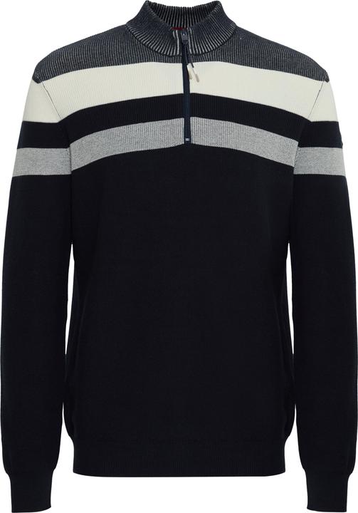 Produktbild FQ1924 FQKyle stripe halfzip rib- knit 21900654 (3XL)
