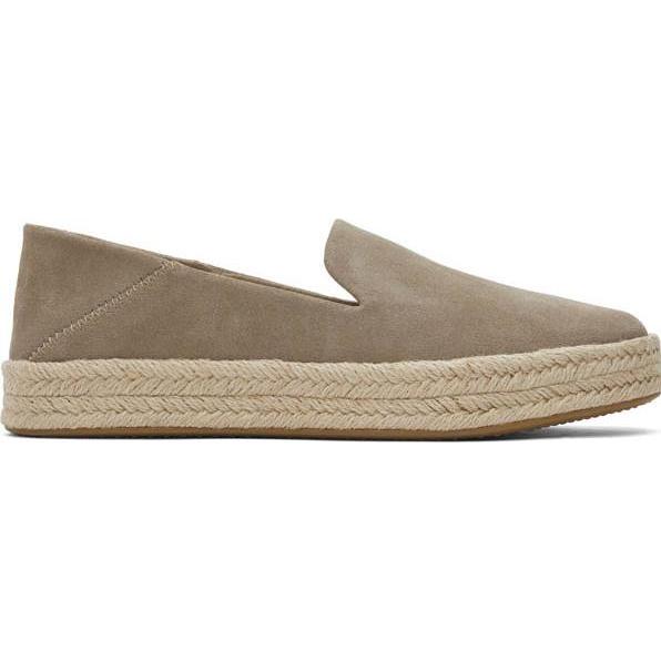 Toms, Damen, Espadrilles, W's Carolina Suede, Braun, (42)