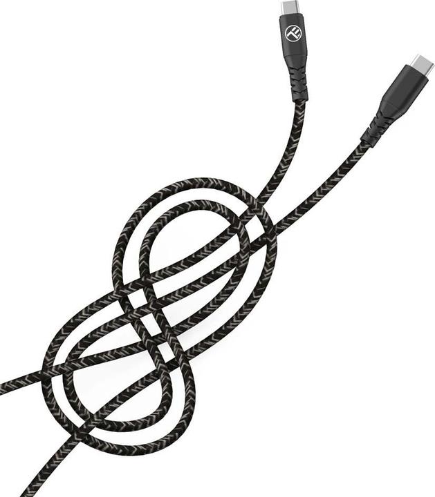 Produktbild Tellur Green Data cable Type-C to Type-C 3A PD60W 1m nylon black (1 m, USB 3.2 Gen 2, 60 W)