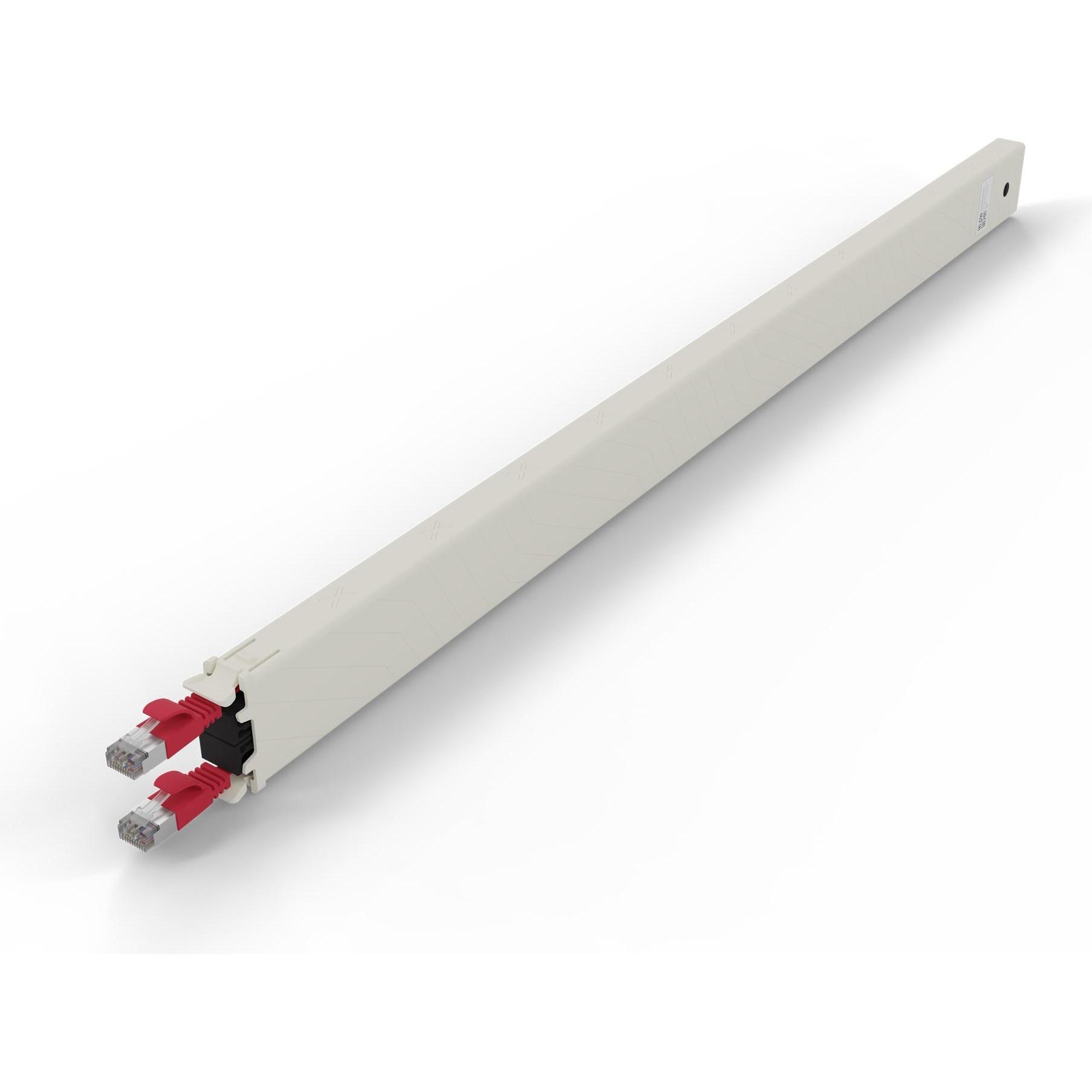 PATCHBOX one / Cassette / 30RU / Cat 6A, STP, 1.8 m, Rot (STP, CAT6a, 1.80 m), Netzwerkkabel