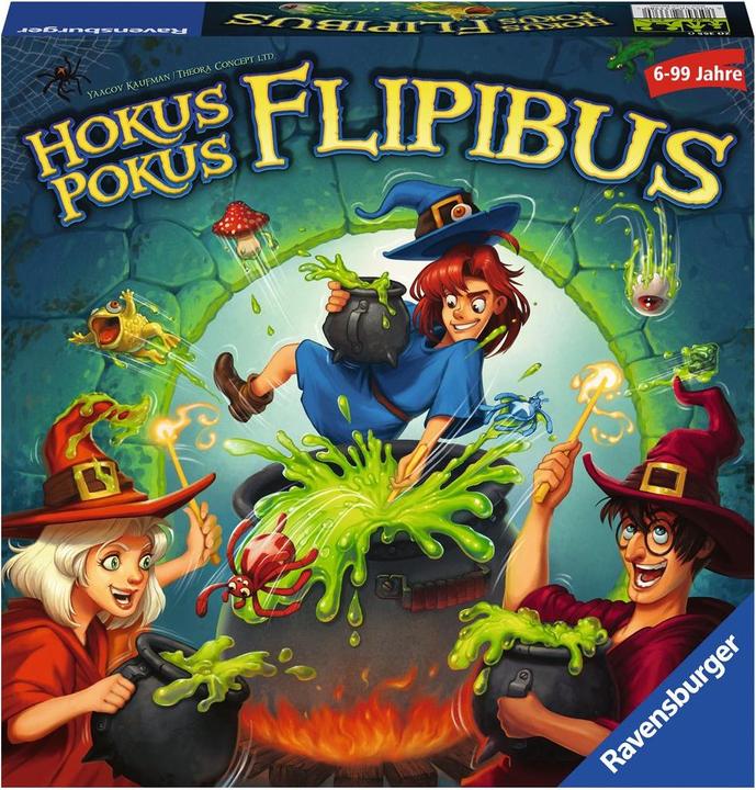 Actual product image Ravensburger Hocus-Pocus Flip Bus (German)