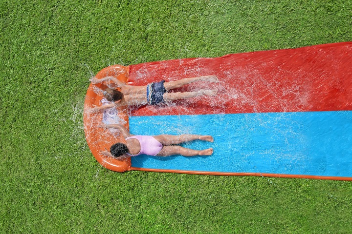 Produktbild Bestway H2OGO. 2 Personen Wasserrutsche Tsunami Splash Rampe