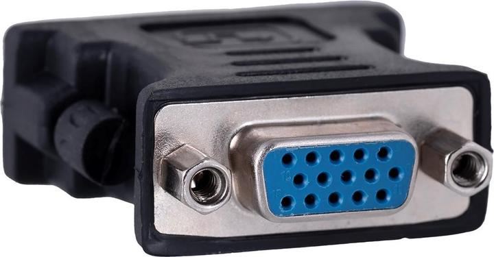 Actual product image Lanberg AD-0012-BK Video Cable Adapter DVI-I VGA (D-Sub) (VGA, 4 cm)