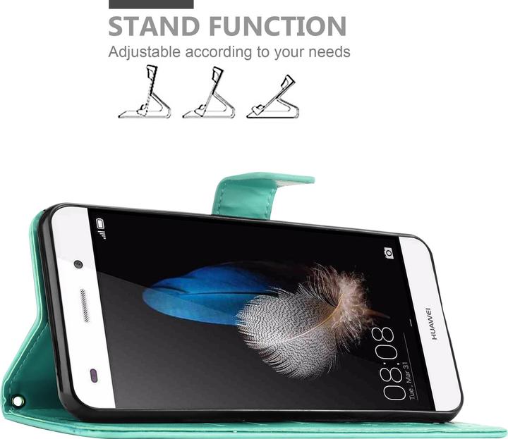 Actual product image Cadorabo Flower Book Cover (Huawei P8 Lite)