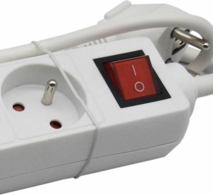 Produktbild GAO Steckerleiste mit 6 Steckdosen und Schalter (1,4 m) (6x, CEE 7/4, 1.40 m)