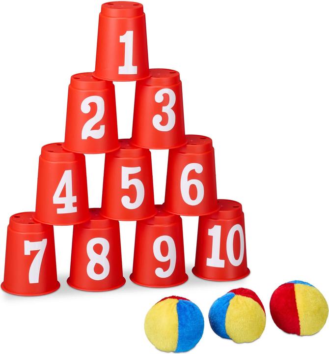 Actual product image Relaxdays Tin throwing