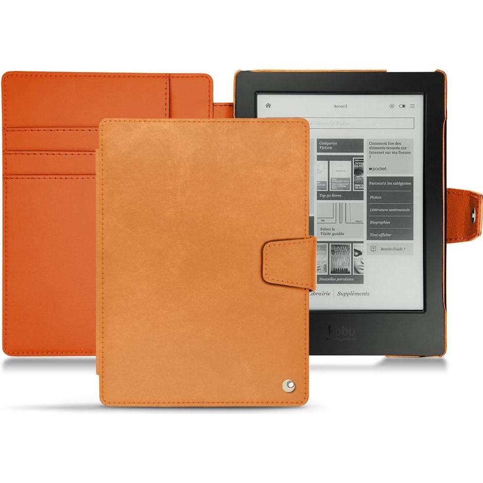 Noreve Lederschutzhülle Wallet (Aura H2O), Tablet Hülle, Orange