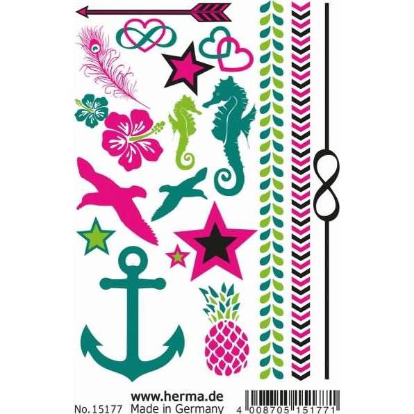 Thumbnail - Magni, Sticker, Classic Tattoo Colour Summer Feeling