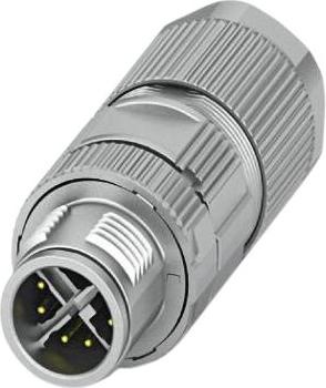 Immagine prodotto Phoenix Contact Connettore dritto M12 Cavo dritto PROFINET Cat. 6a, 8 poli, codice X, crimpatura
