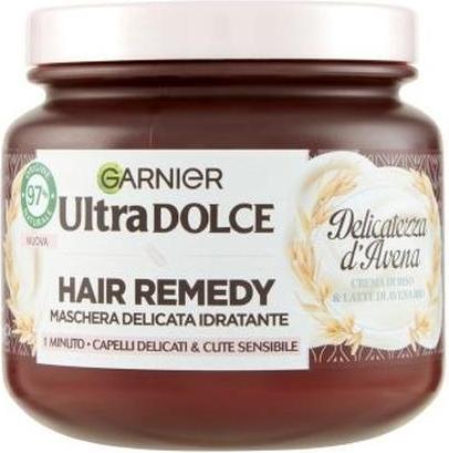 Image du produit Garnier Ultra Dolce Hair Remedy Masque capillaire délicat et hydratant Douceur d'avoine 340 ml (340 ml)