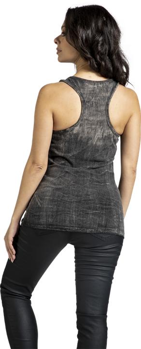 Produktbild Black Premium Top mit Waschung und Print (M)