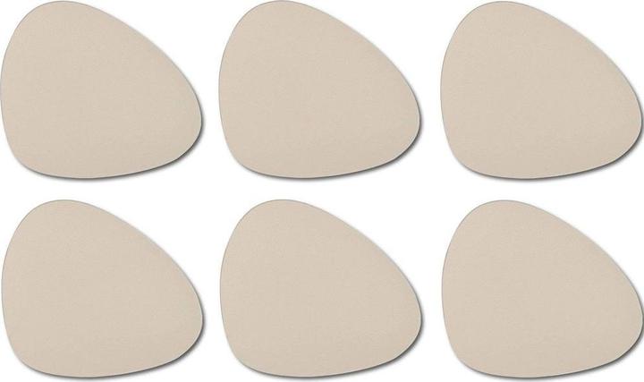 Actual product image Zeller Present Creme (6 x, Glass coaster)