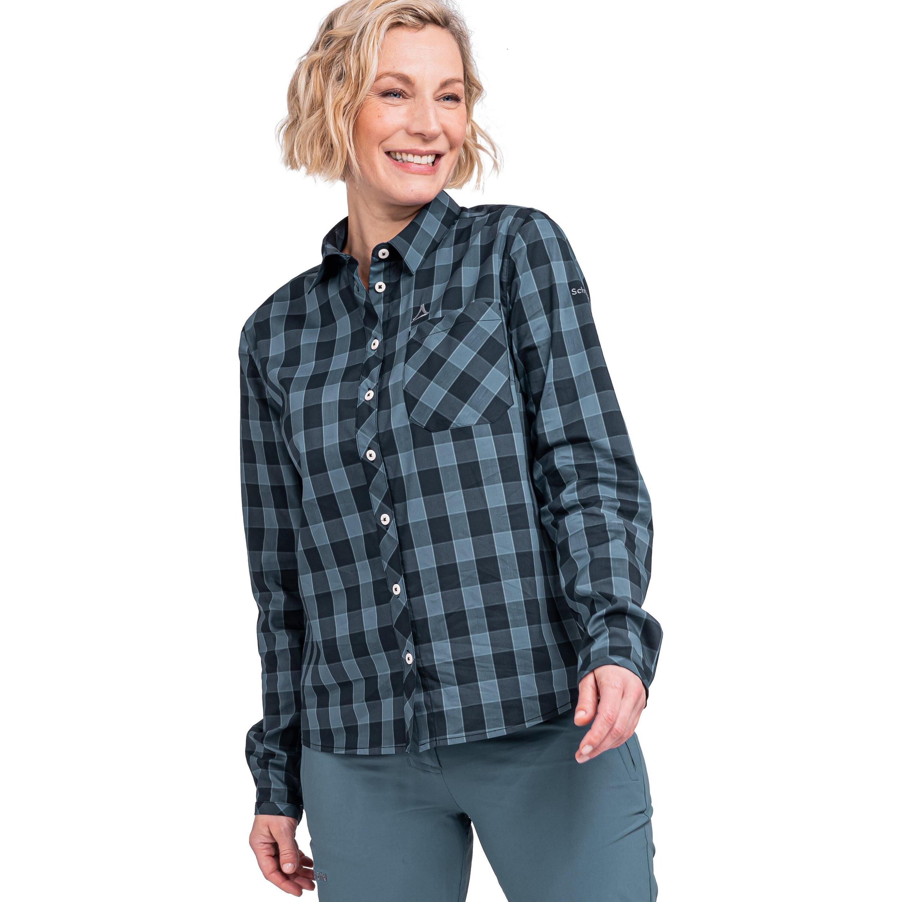 Thumbnail - Schöffel, Damen, Bluse, Women's Blouse Silba, Blau, (36, S)