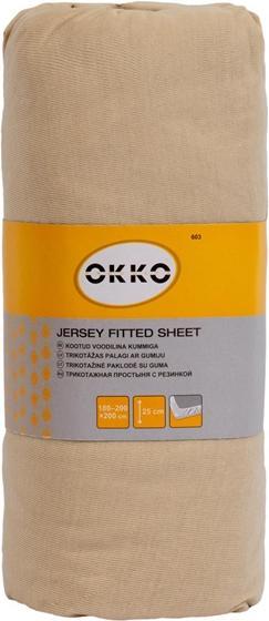 Productafbeelding Okko Ledikantlaken Polycott160x200+25Cm Zand603 (160 x 200 cm)