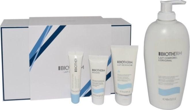 Produktbild Biotherm Lait Corporel Geschenkset Lait Corporel 400ml + Lait de Douche 50ml + Biomains 20ml + Beurre à Lèvre (Körperpflegeset)