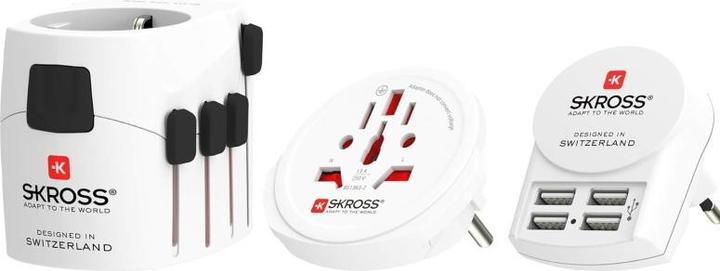 Image du produit Skross Adaptateur de voyage mondial PRO+ 4x USB