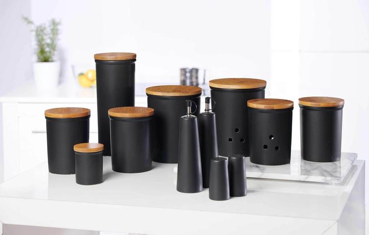 Actual product image Ritzenhoff & Breker JASPER BLACK" storage jar, 800 ml (0.80 l)