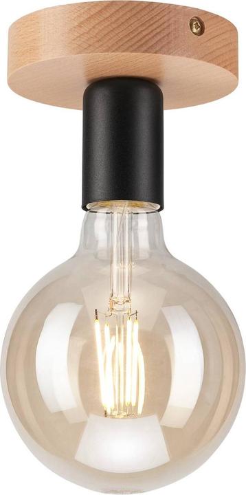 Actual product image Envostar Esan Ceiling Light Beech Wood 1 Flame (E27)