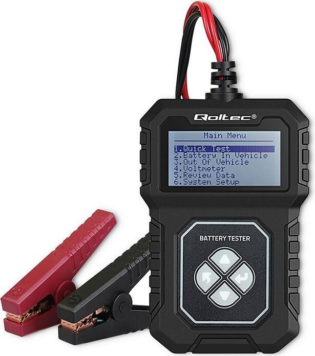 Produktbild Qoltec Batterietester mit LCD 12V 30Ah 220Ah AGM GEL