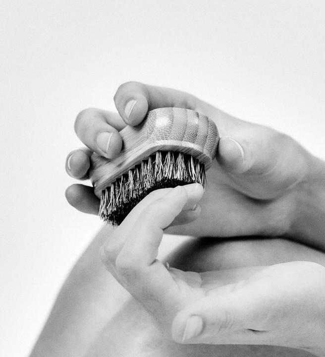 Actual product image Meraki Nail brush, MKbrush, Nature