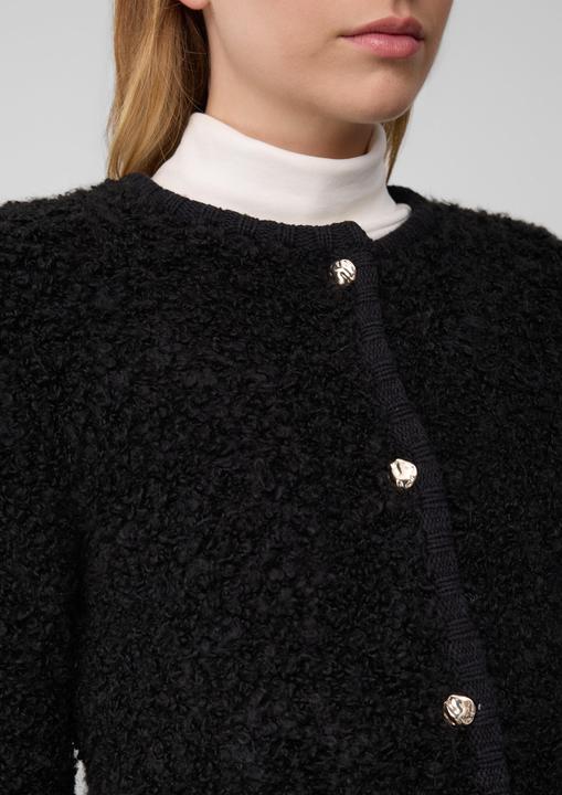 Produktbild s.Oliver Strickjacke Strickjacke im Relaxed Fit aus Alpakamix (44)