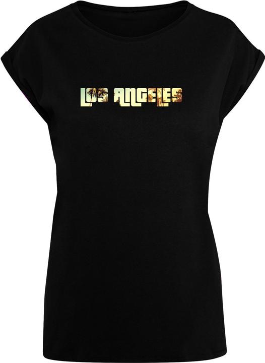Produktbild Merchcode Laides Grand Los Angeles Extended Shoulder Tee - 113477 (S)