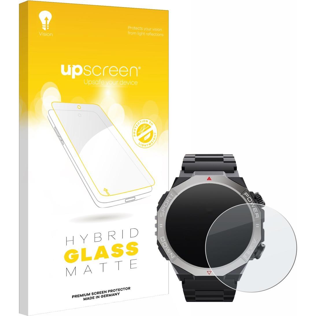 upscreen Schutzglas Schutzfolie Displayschutz Display Schutz Glas Folie matt, Smartwatch Schutzfolie, Grau