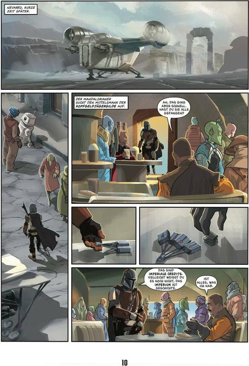 Actual product image Panini Star Wars: The Mandalorian - der offizielle Comic zur ersten Staffel (German, Alessandro Ferrari, Igor Chimisso, 2022)