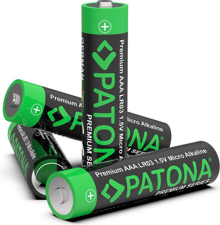 Image du produit Patona Batteries Replacement Alkaline AAA Micro 10Pack (10 pcs, AAA, 1400 mAh)