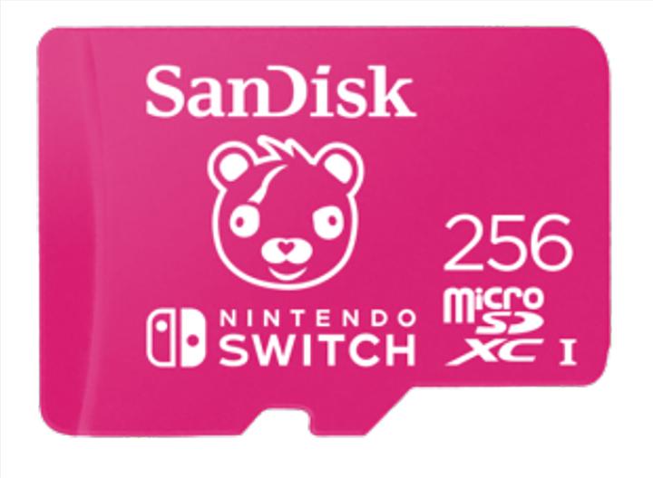Productafbeelding SanDisk Nintendo Switch Card Fortnite Edition (256 GB, microSDXC, U3, UHS-I)