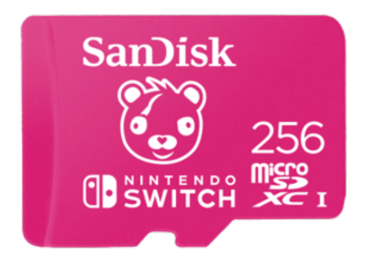 Productafbeelding SanDisk Nintendo Switch Card Fortnite Edition (256 GB, microSDXC, U3, UHS-I)